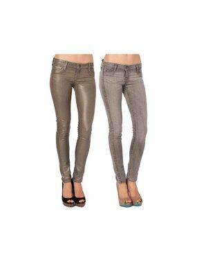 BLEULAB Detour Reversible Legging French Chalk Champagne NWT Size 24